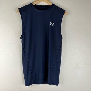 Under Armour Heatgear Muscle Tank Blue XL